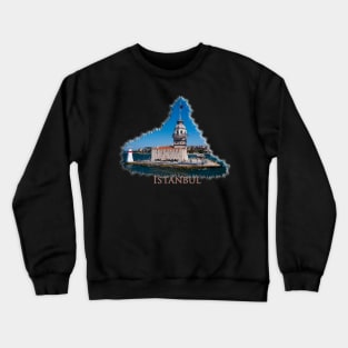 Istanbul: Maiden's Tower Crewneck Sweatshirt